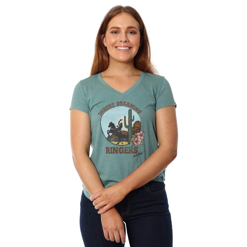 Ringers Western | Spirit Women's Relaxed T-Shirt - Sea Green