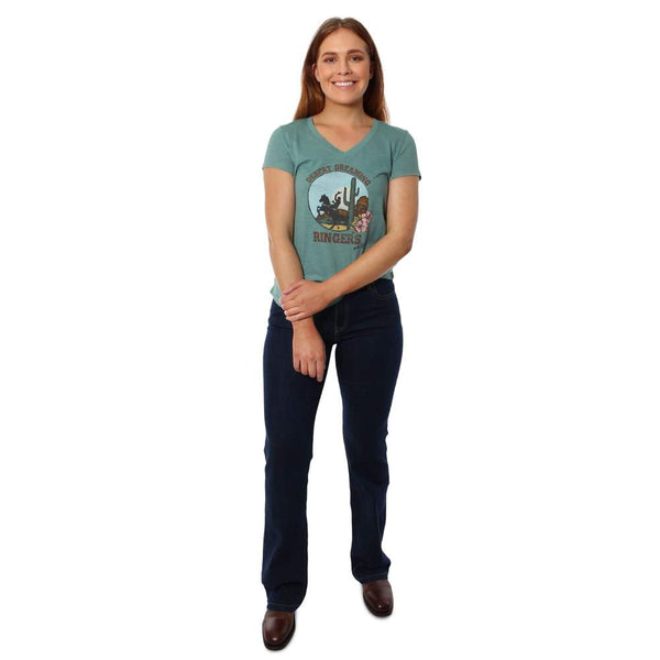 Ringers Western | Spirit Women's Relaxed T-Shirt - Sea Green
