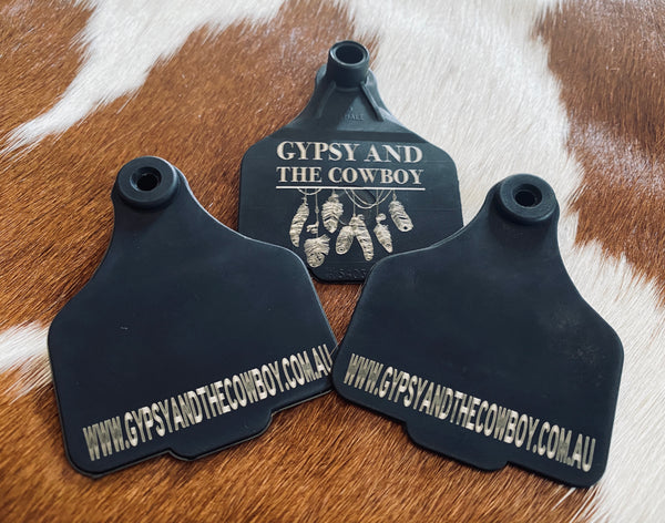 Cattle Tag Key Ring
